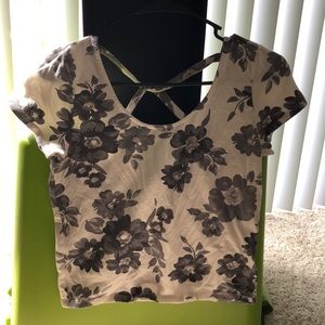 Prince and fox crop top